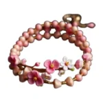 Pink Flower Bracelet