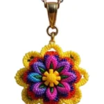 Rainbow Flower Charm