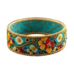 Turquoise Floral Bracelet