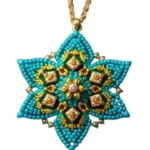 Turquoise Star Charm