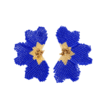 Blue Orchid-Inspired Drop Earrings